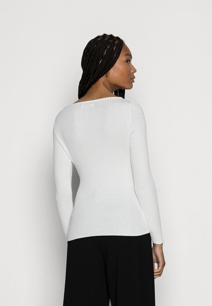 Pulls Anna Field BOATNECK Blanche Femme | AGG-7983205